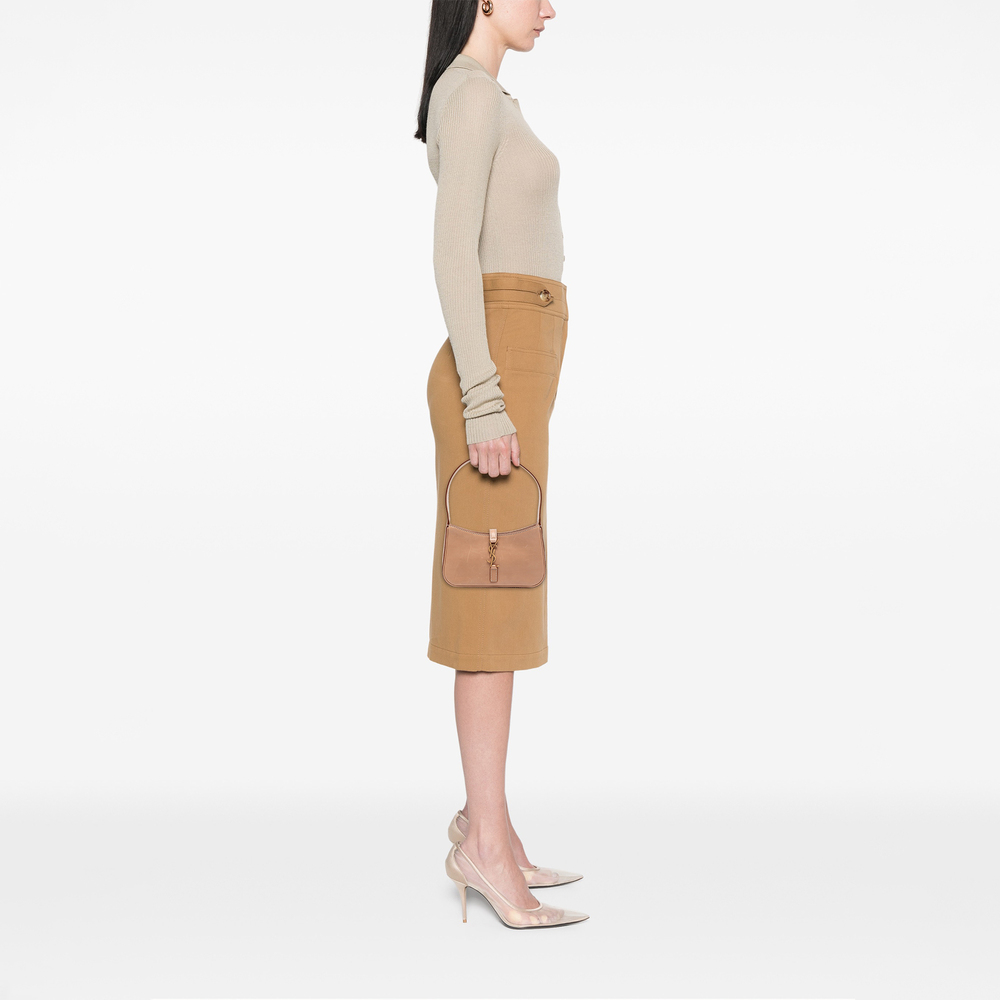 Pre-Loved Saint Laurent Mini Smooth Calfskin Le 5 a 7 - Picture 7 of 7